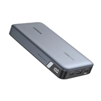 Купить Павербанк УМБ Ugreen 25000mAh 145W PB205 2xUSB C+USB A, PD3.0+QC3.0 (90597A) Gray - фото 1