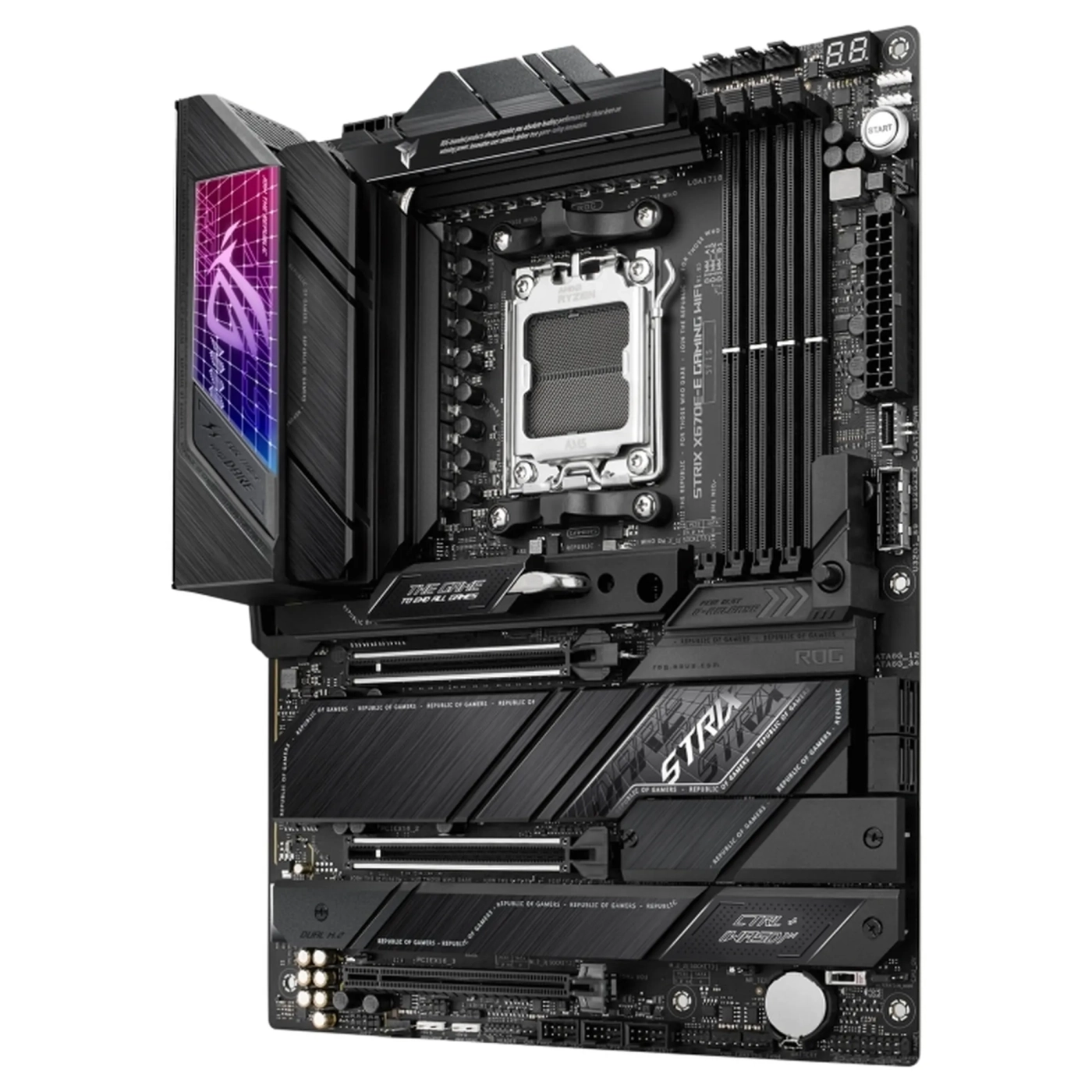 Купити Материнская плата Asus ROG Strix X670E-E Gaming WIFI - фото 4