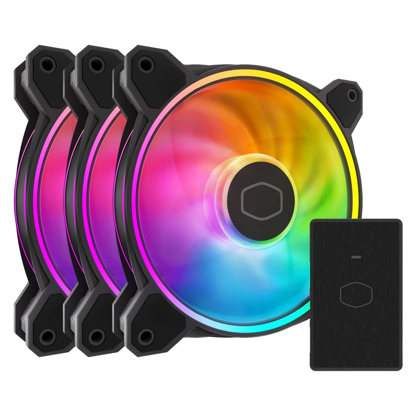 Купити Вентилятор Cooler Master MasterFan MF120 Halo² 3in1 RGB (MFL-B2DN-213P2-R2) - фото 1