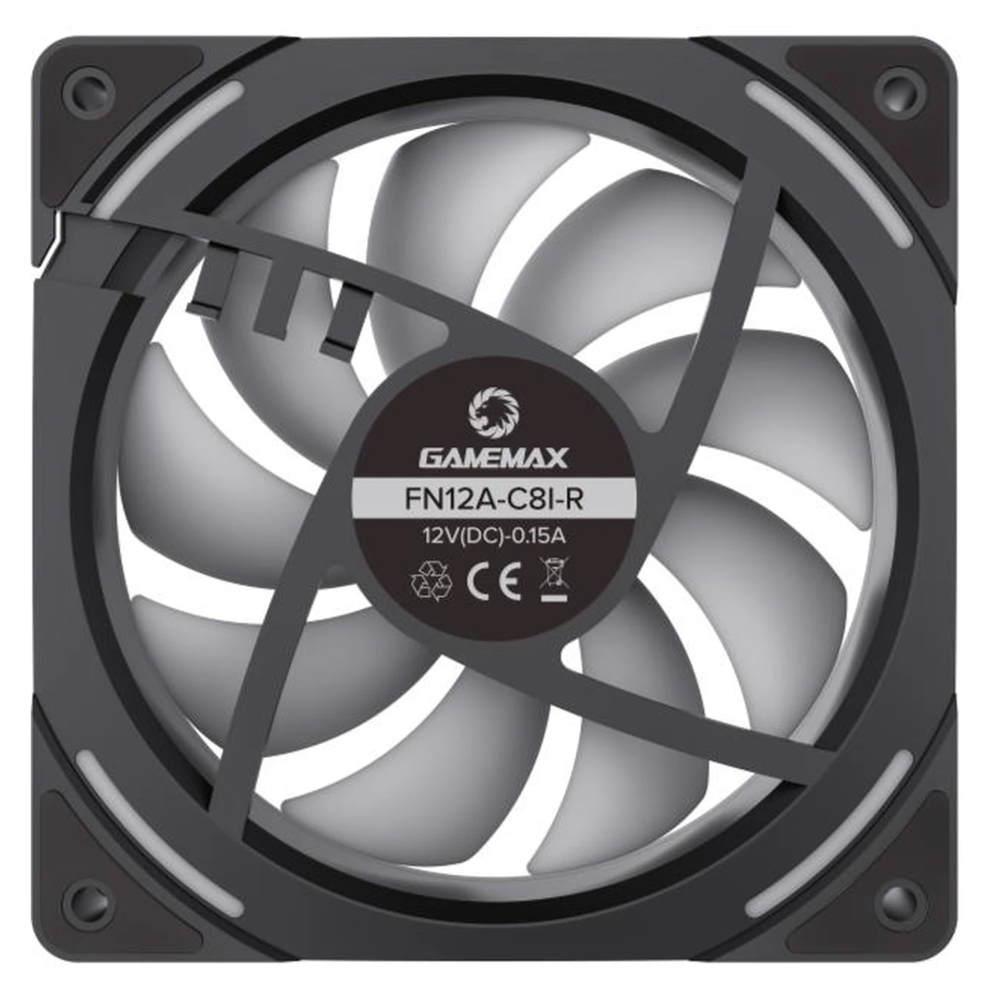 Купити Вентилятор Gamemax FN12A-C8I-R - фото 4