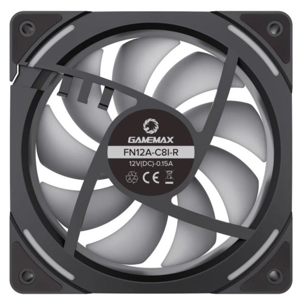 Купити Вентилятор Gamemax FN12A-C8I-R - фото 4