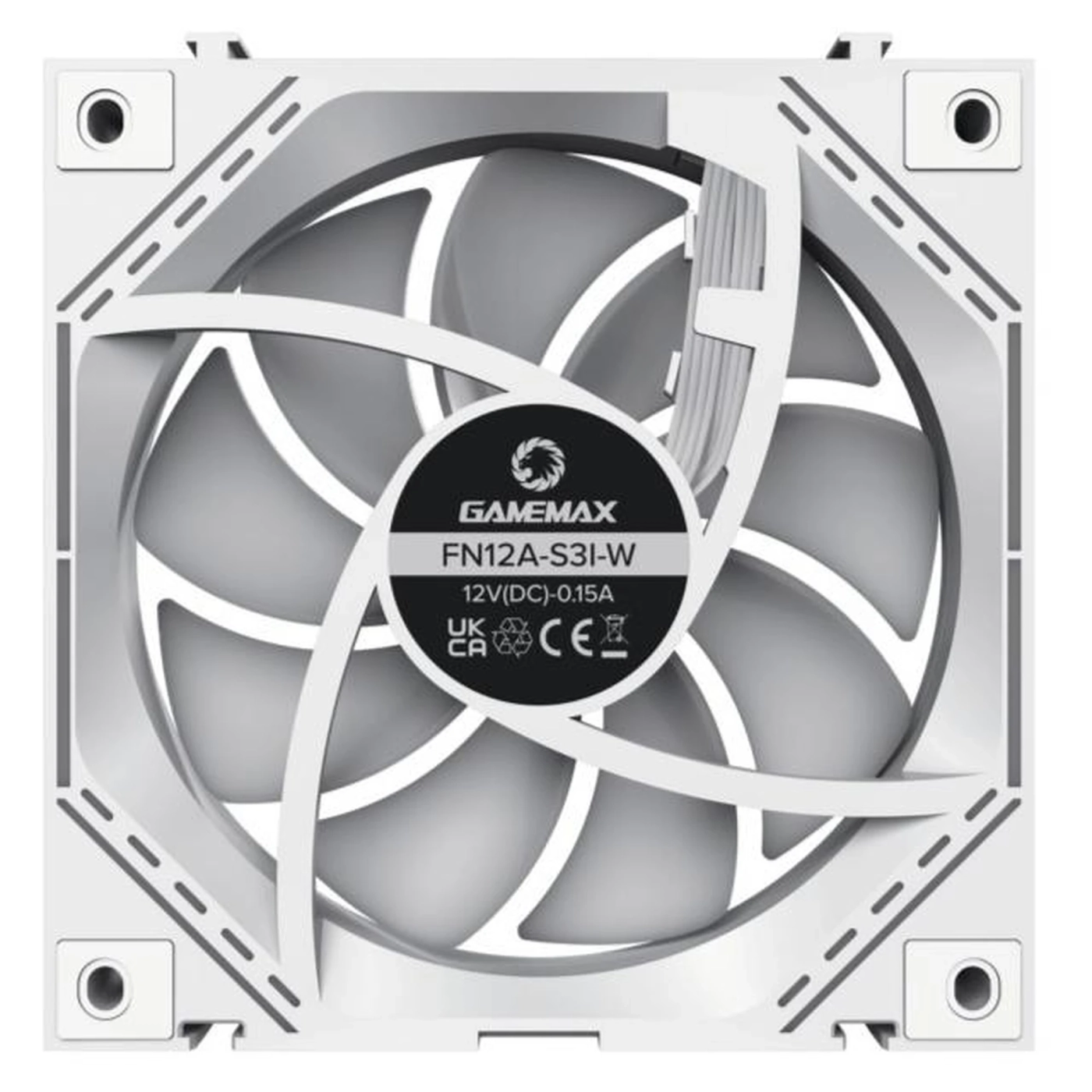 Купити Вентилятор Gamemax FN12A-S3I-W - фото 11