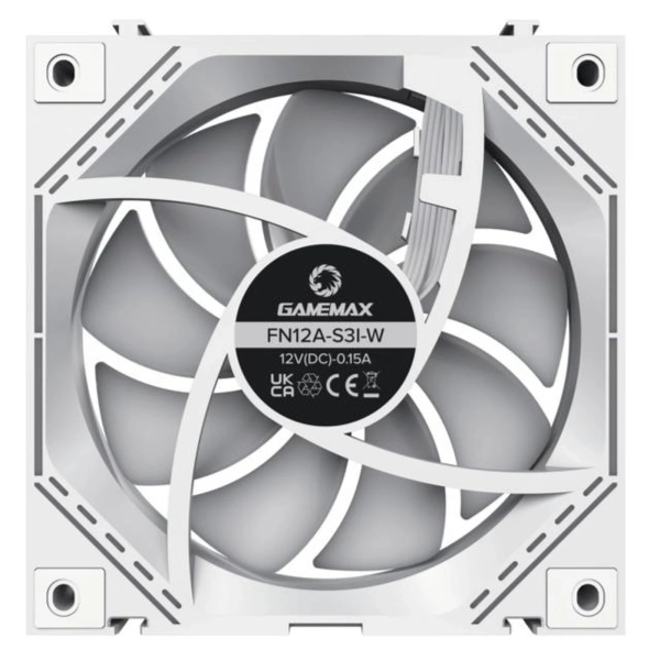 Купити Вентилятор Gamemax FN12A-S3I-W - фото 11