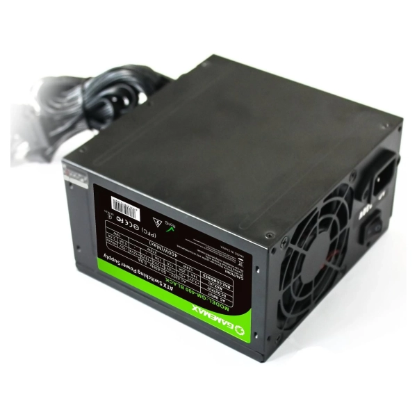 Купити Блок живлення Gamemax GM-400-8CM Black - фото 1