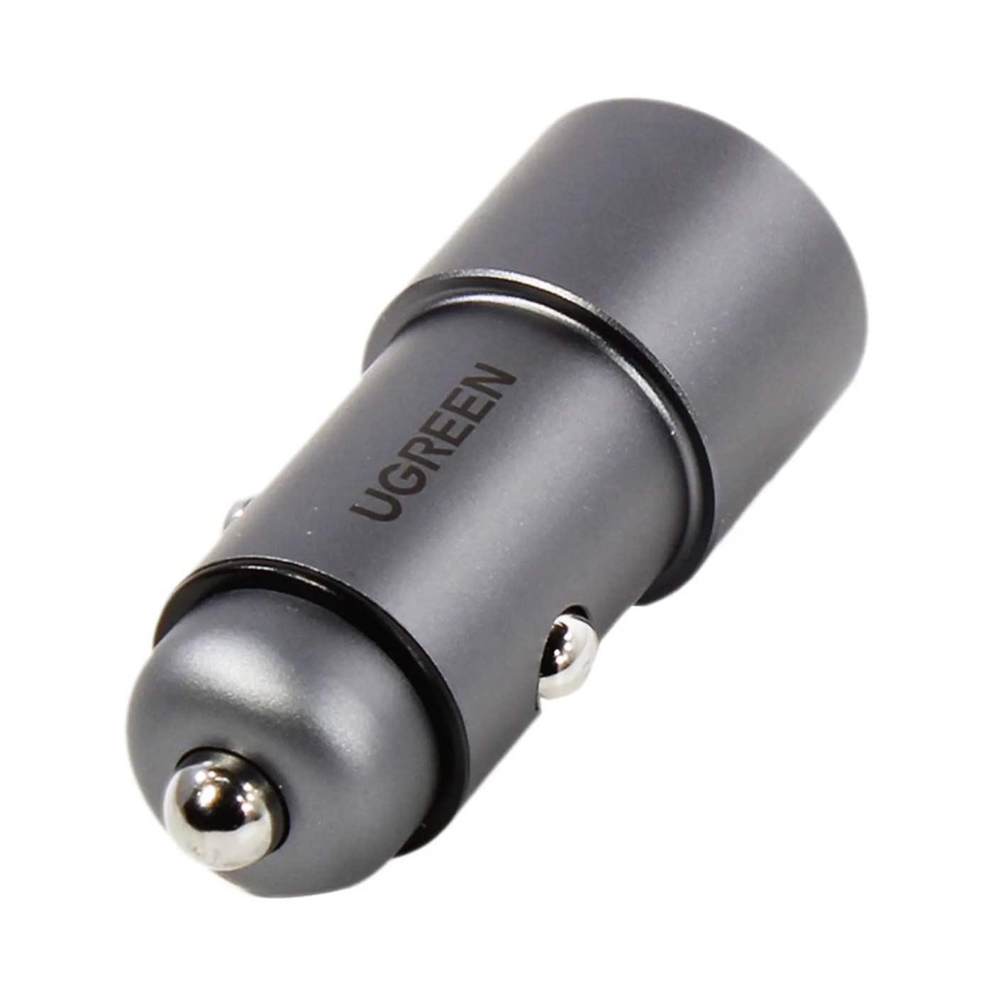 Купить Автозарядка Ugreen CD130 2xUSB 24W (USB-A) QC 3.0 Gray (50592) - фото 3