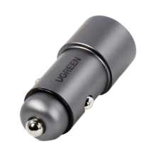 Купить Автозарядка Ugreen CD130 2xUSB 24W (USB-A) QC 3.0 Gray (50592) - фото 3