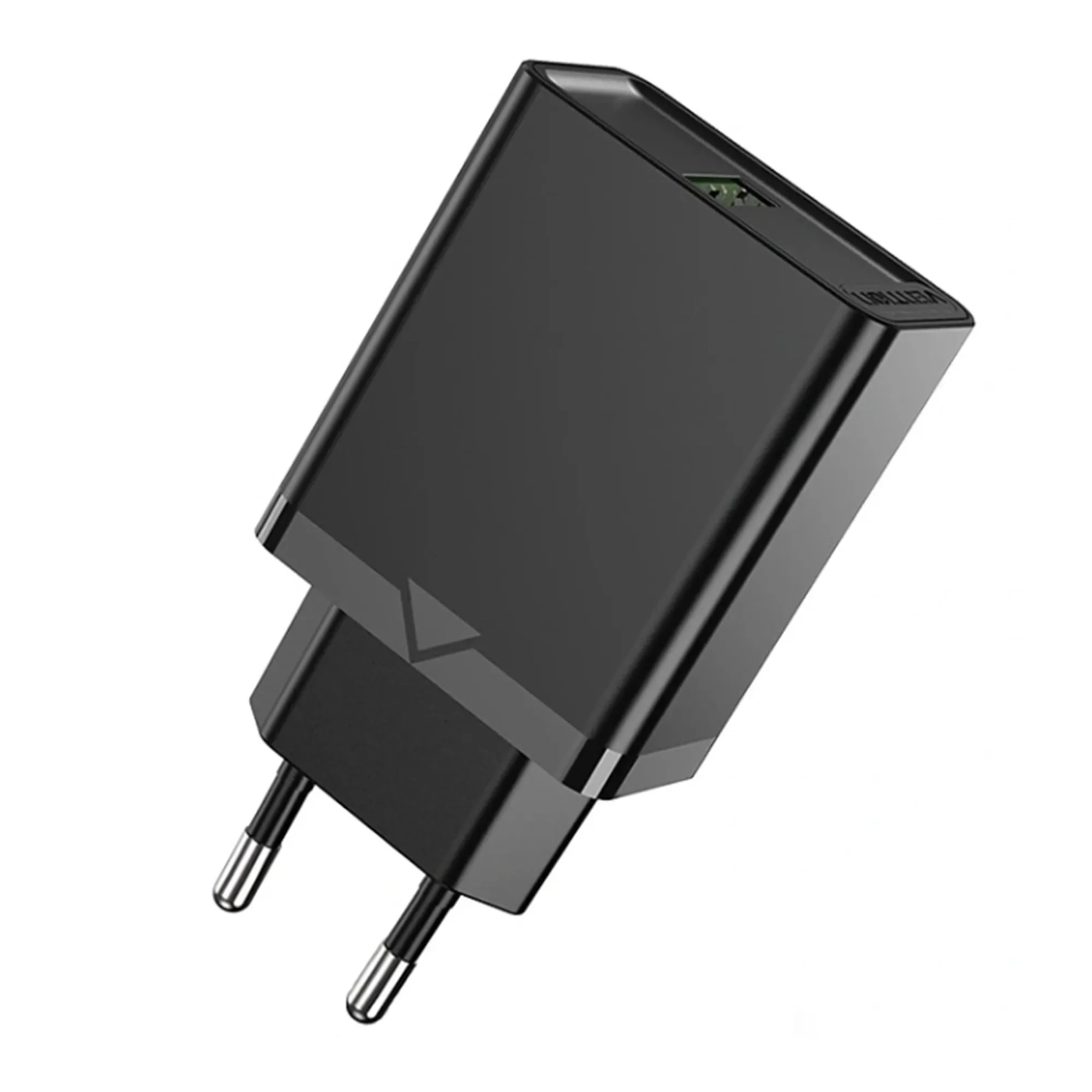 Купить Зарядное устройство Vention 1xUSB 18W (USB-A) QC3.0 Black (FABB0-EU) - фото 2