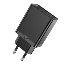 Купить Зарядное устройство Vention 1xUSB 18W (USB-A) QC3.0 Black (FABB0-EU) - фото 2