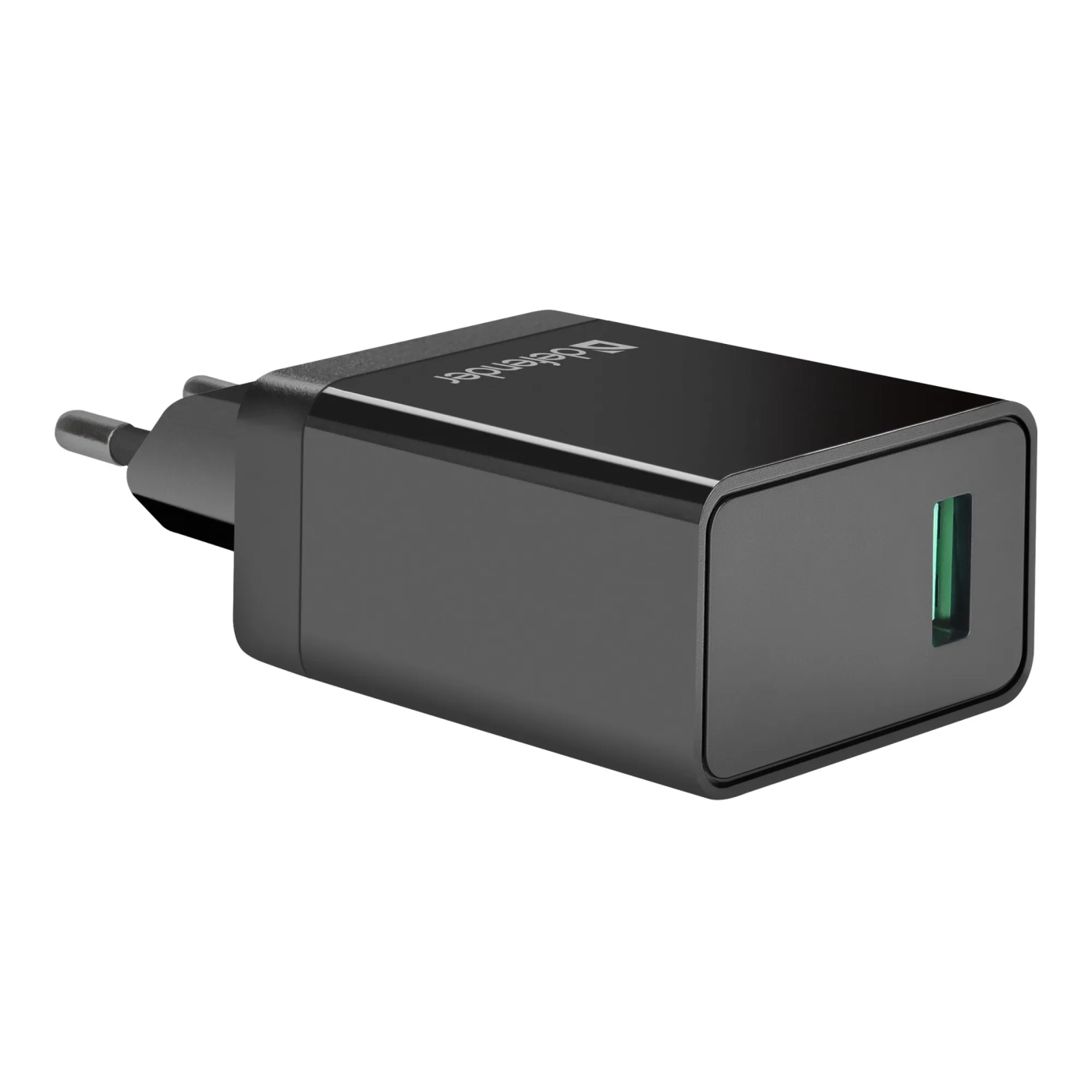 Купити Зарядний пристрій Defender UPA-101 1xUSB 18W 2.1А  QC 3.0 Black (83573) - фото 1