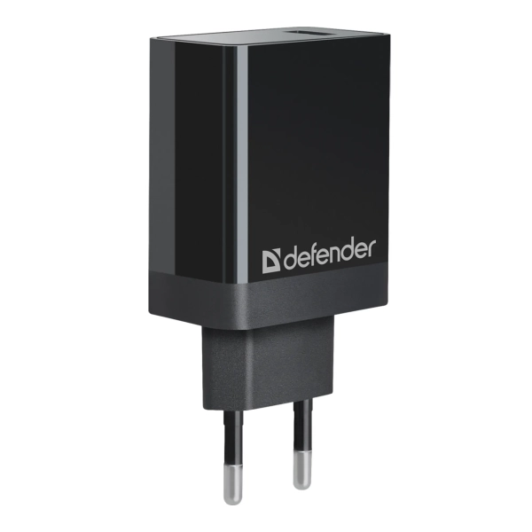 Купити Зарядний пристрій Defender UPA-101 1xUSB 18W 2.1А  QC 3.0 Black (83573) - фото 2