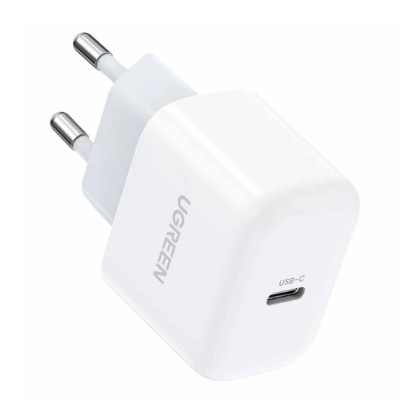 Купить Зарядное устройство Ugreen CD241 1xUSB 20W (USB С QC4.0+/PD3.0) Mini Charger White (10220) - фото 2
