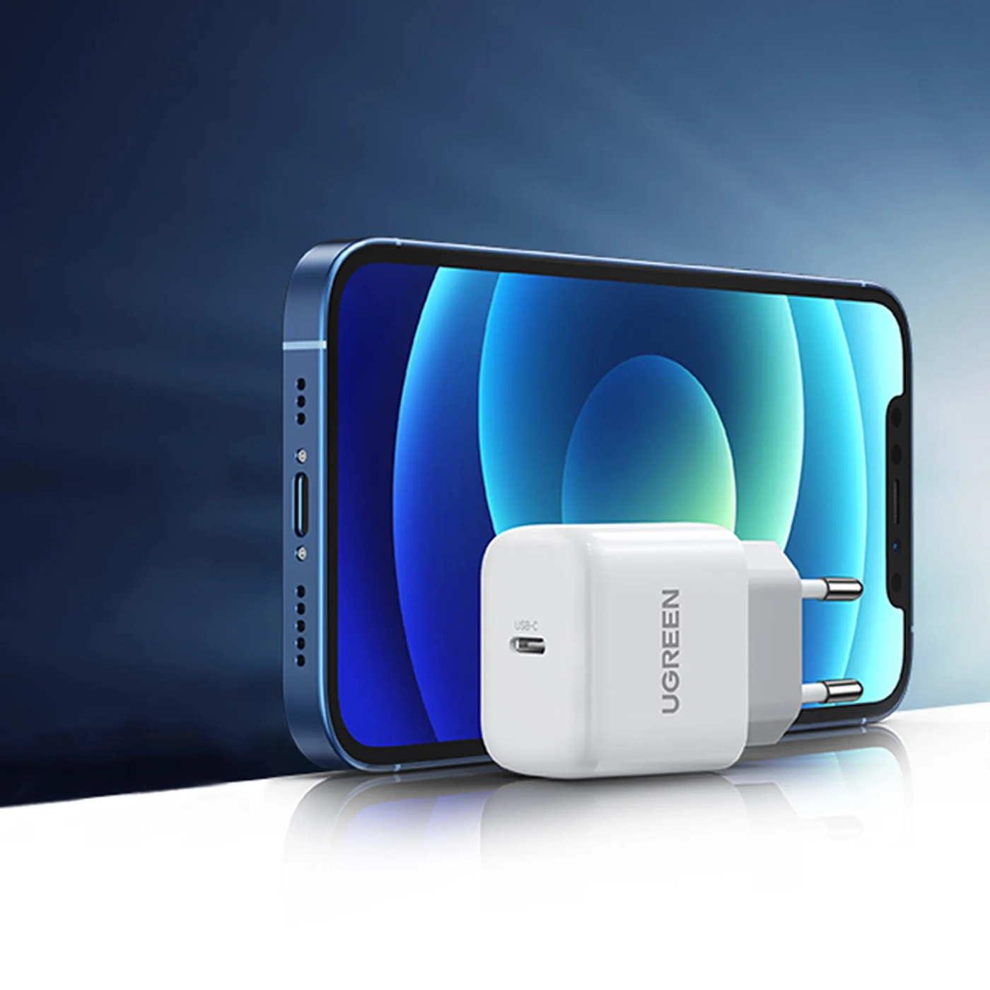 Купить Зарядное устройство Ugreen CD241 1xUSB 20W (USB С QC4.0+/PD3.0) Mini Charger White (10220) - фото 4
