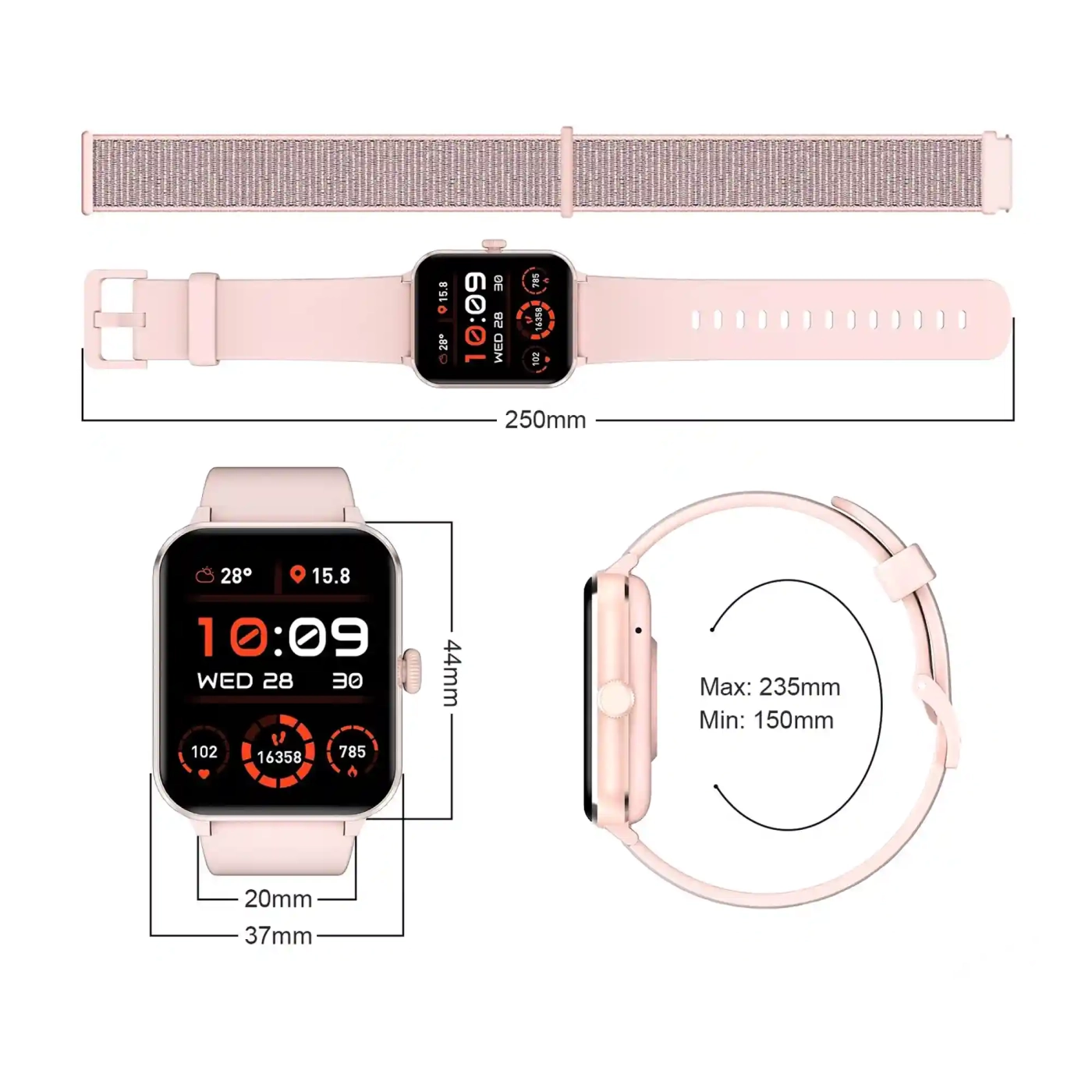 Купить Смарт-часы Blackview R50 Pink (6931548317524) - фото 3