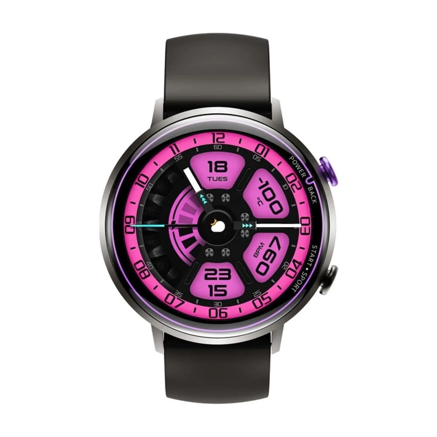Купити Смарт-годинник Oukitel BT60 Black (6931940742863) - фото 4