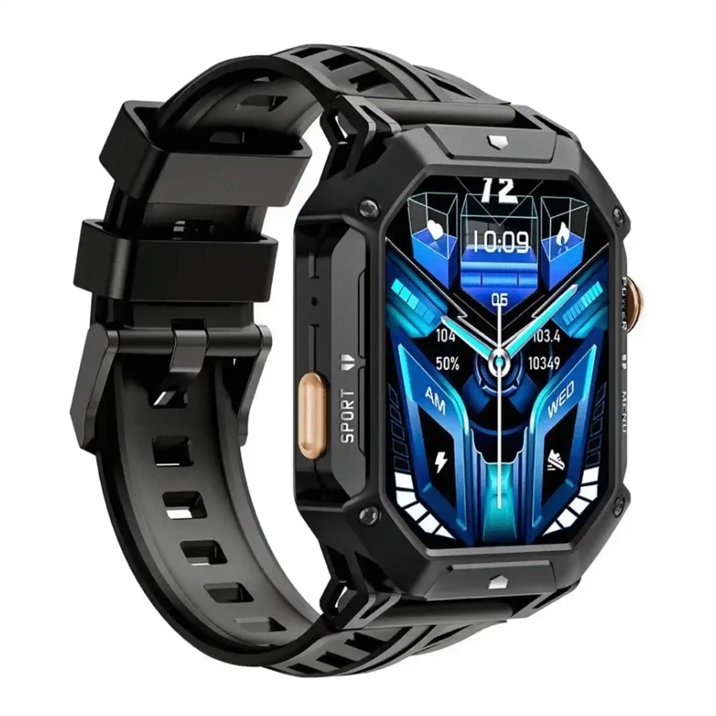 Купити Смарт-годинник Oukitel BT80 Black (6931940754668) - фото 2
