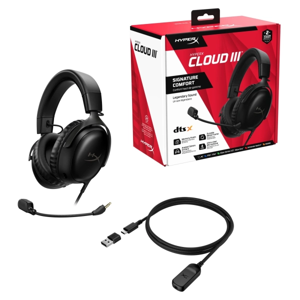 Купить Наушники HyperX Cloud III Black (727A8AA) - фото 8