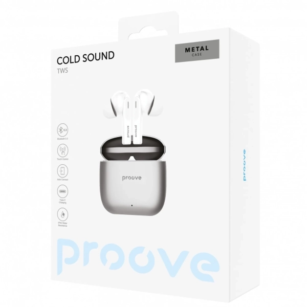 Купити Навушники Proove Cold Sound Silver-White (TWCS00010002) - фото 6