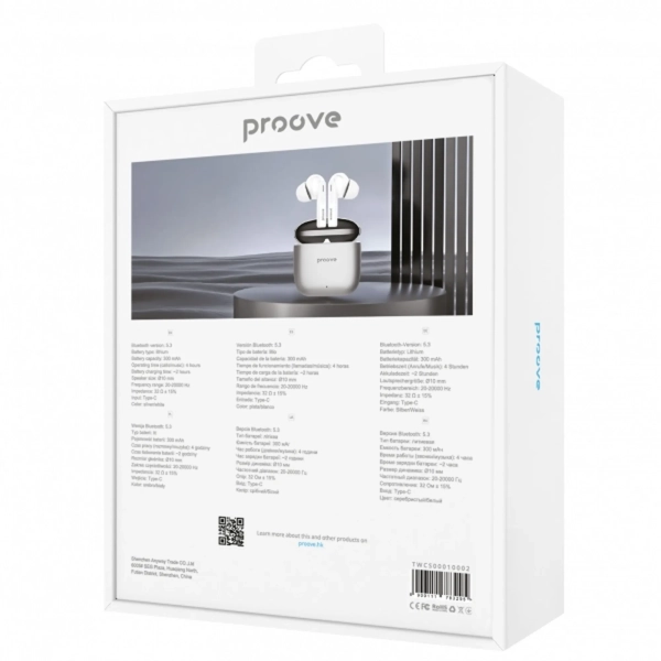 Купити Навушники Proove Cold Sound Silver-White (TWCS00010002) - фото 7