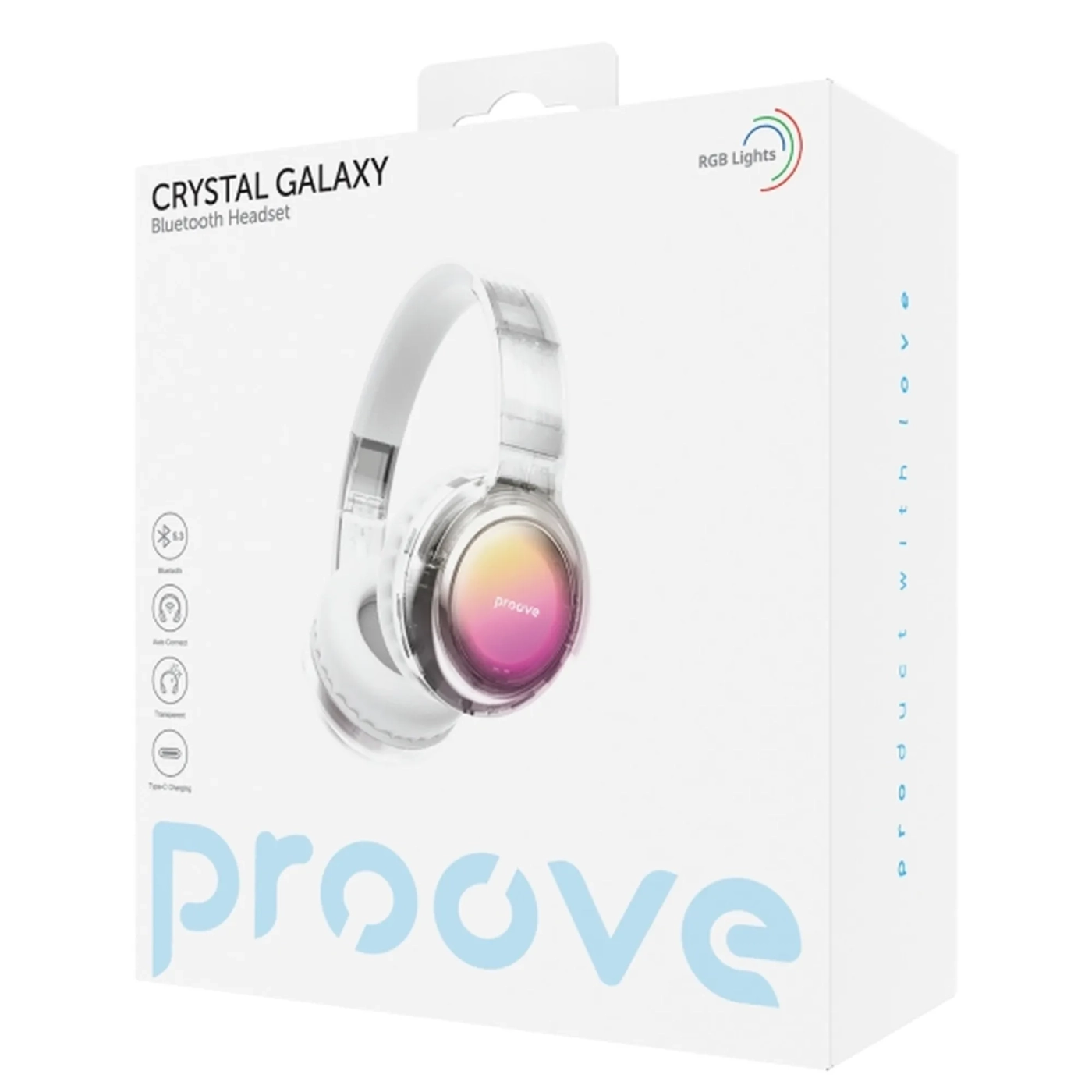 Купити Навушники Proove Crystal Galaxy White (HPCG00010002) - фото 2