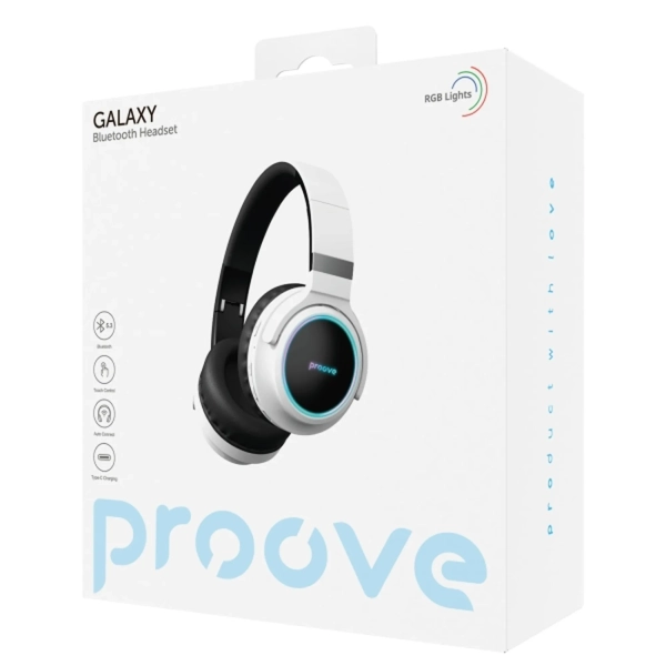 Купити Навушники Proove Galaxy White (HPGL00010002) - фото 2
