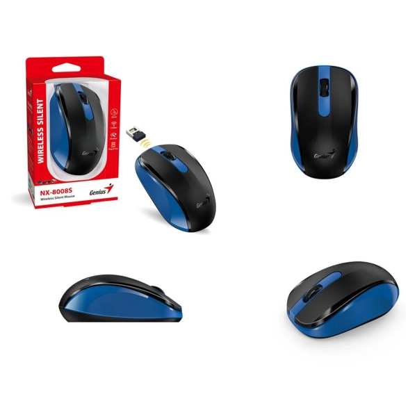 Купити Миша Genius NX-8008S Silent WL Blue (31030028402) - фото 4