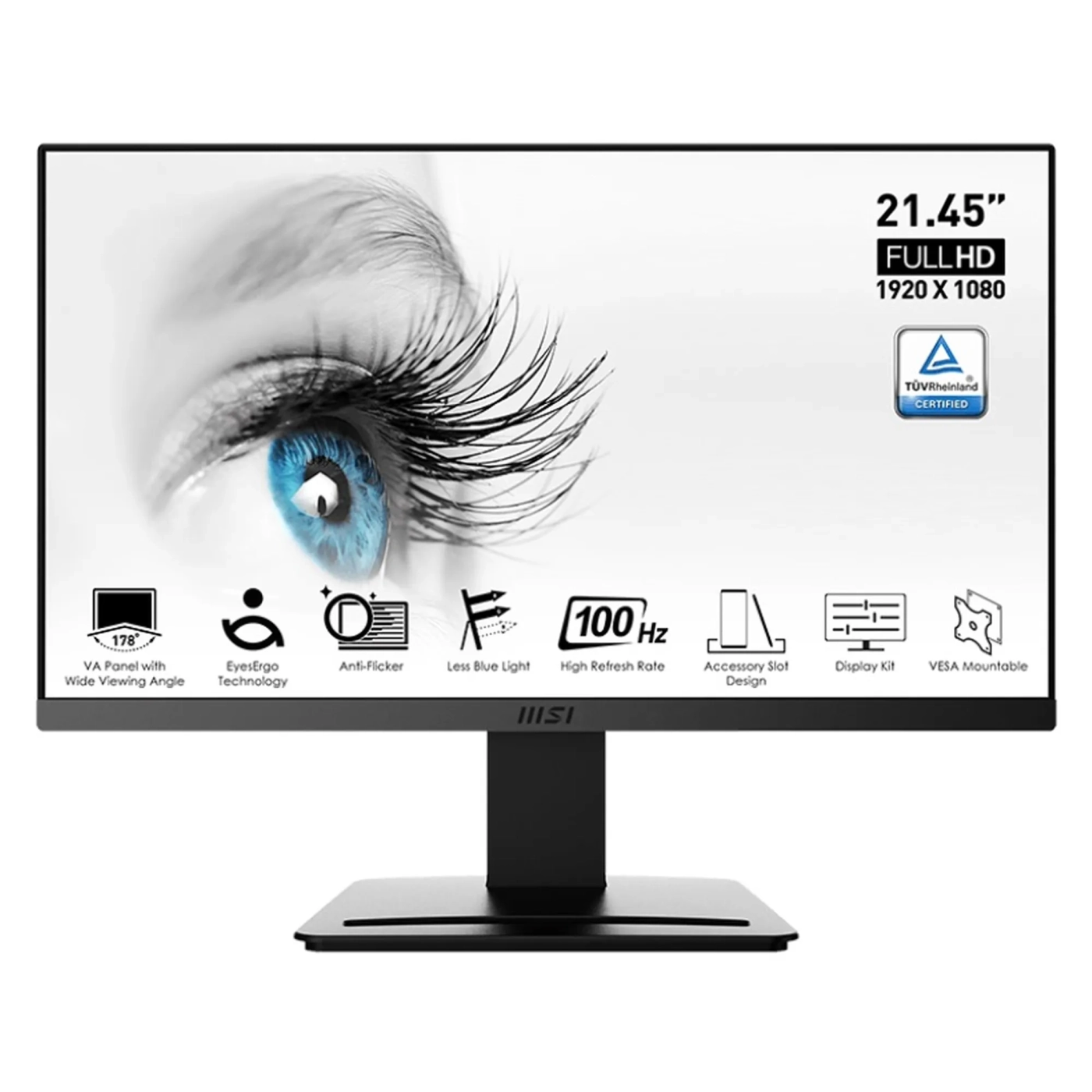 Купить Монитор 21.45" MSI PRO MP223 (9S6-3PB9CH-001) - фото 1