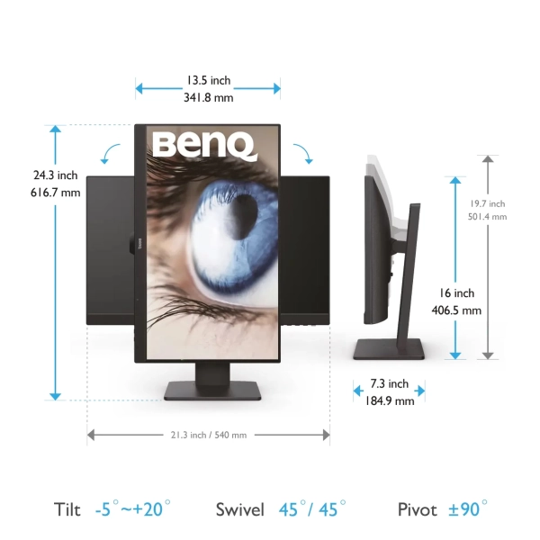 Купити Монітор 23.8" BenQ GW2485TC (9H.LKLLB.QBE) - фото 10