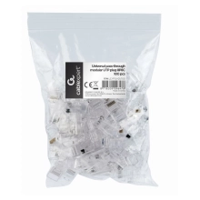 Купити Конектор Cablexpert RJ45 cat.5e FTP 8P8C (наскрізні відп., позолоч. конт.) 100 шт (LC-PTU-01/100) - фото 3