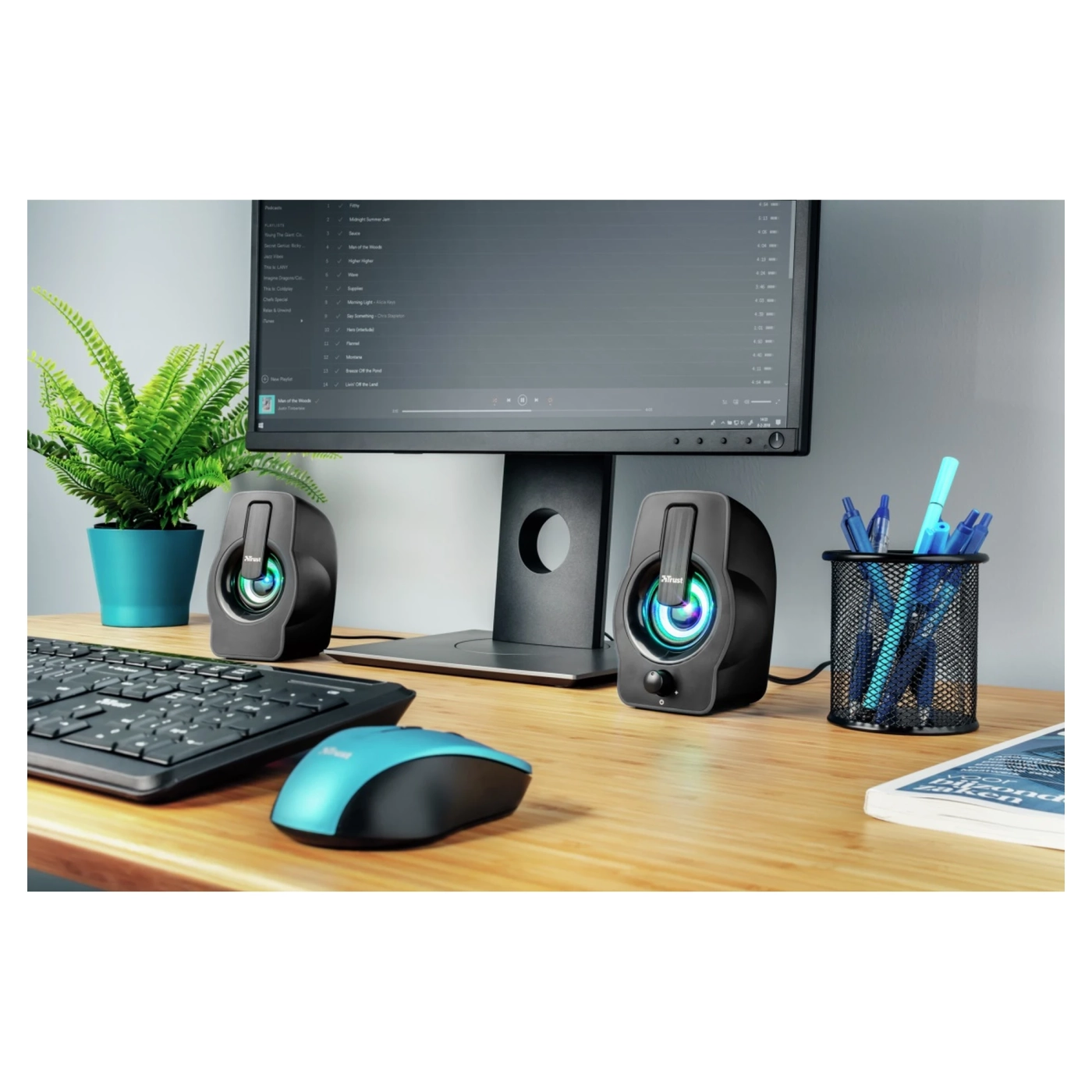 Купить Акустическая система Trust Gemi RGB black USB (22948) - фото 2