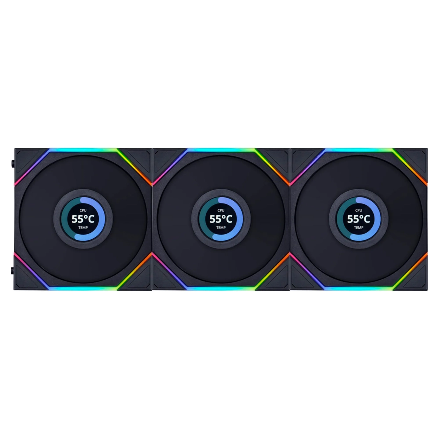 Купить Вентилятор Lian Li TL LCD 120-3 Black (G99.12TLLCD3B.00) - фото 1