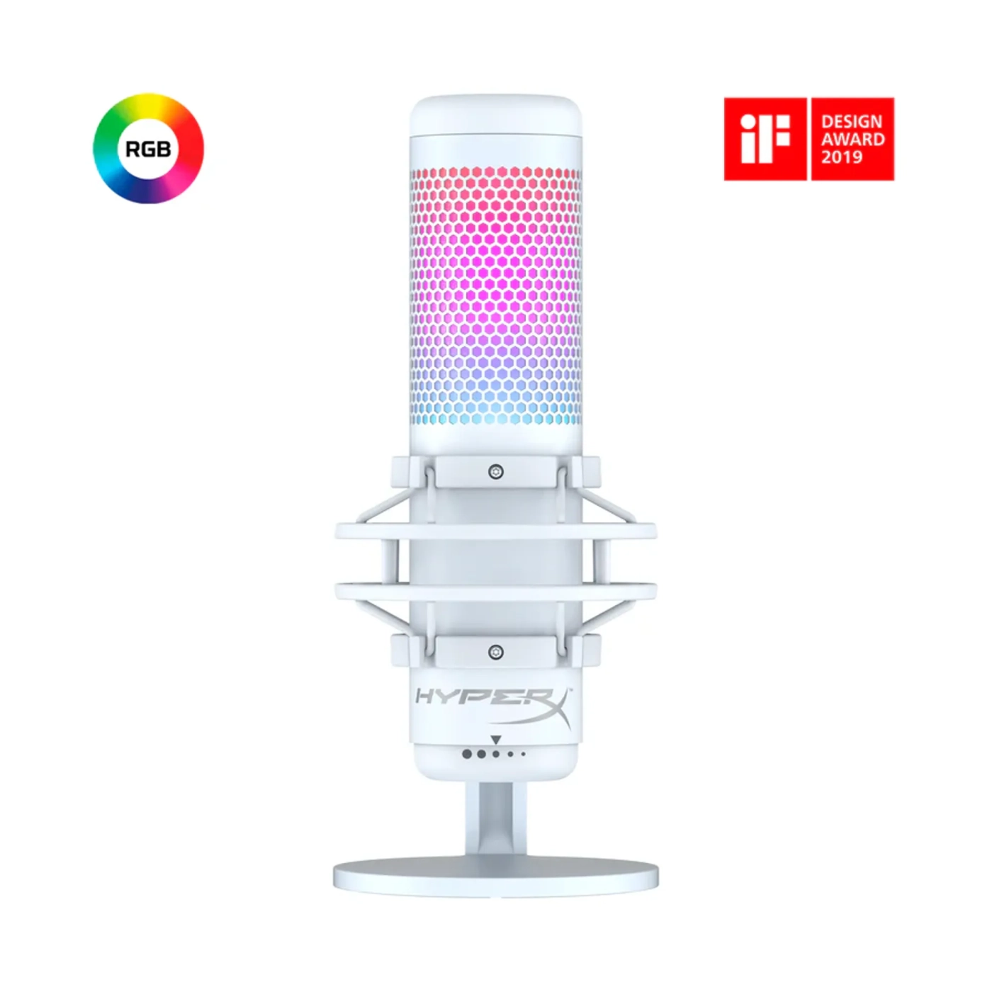 Купити Мікрофон HyperX QuadCast S White (519P0AA) - фото 1
