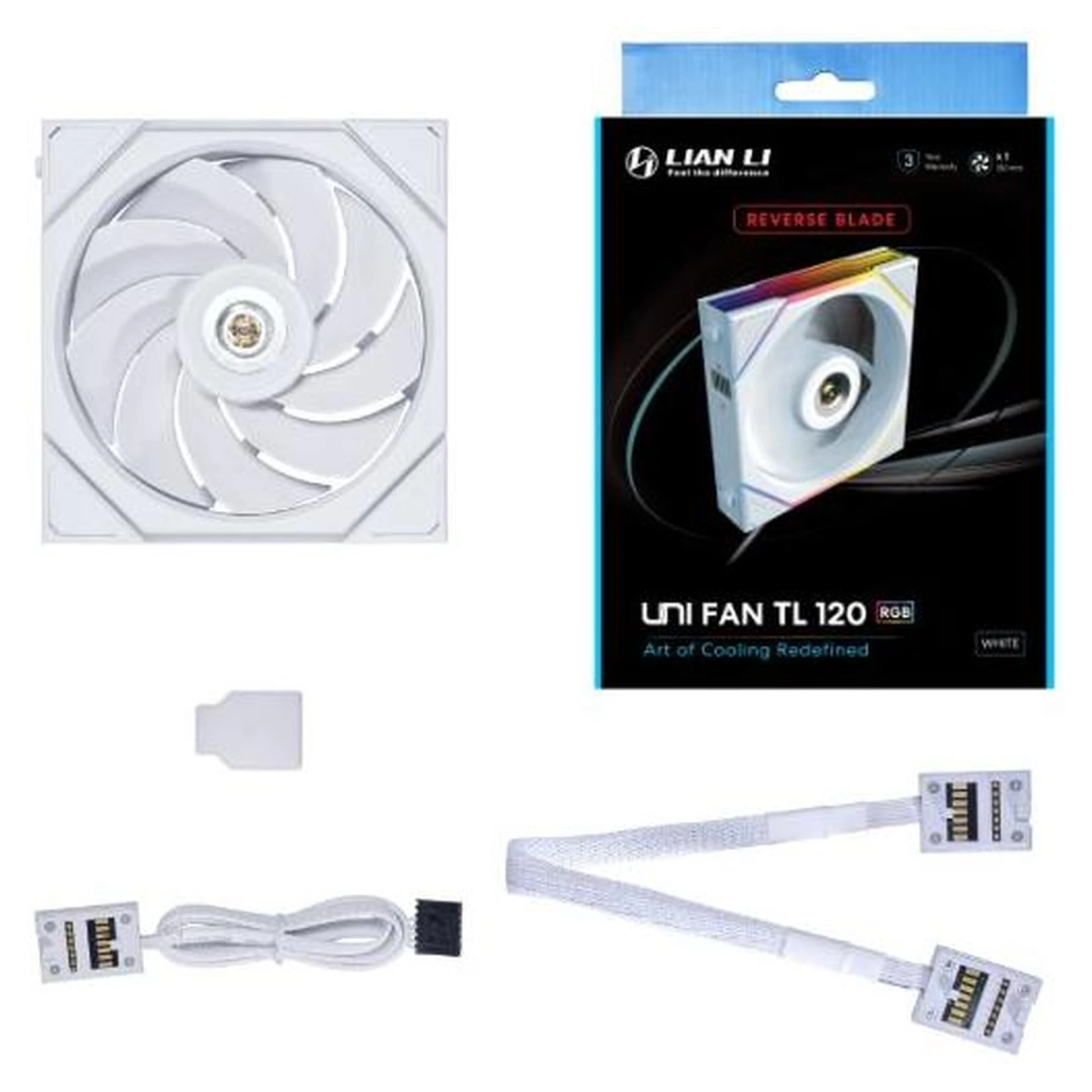 Купить Вентилятор Lian Li Reverse TL 120-1 White (G99.12RTL1W.00) - фото 2