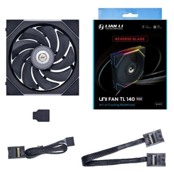 Купить Вентилятор Lian Li Reverse TL 140-1 Black (G99.14RTL1B.00) - фото 8