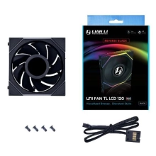 Купить Вентилятор Lian Li Reverse TL LCD 120-1 Black (G99.12RTLLCD1B.00) - фото 4