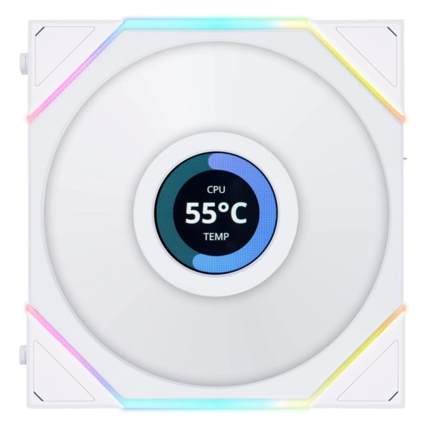 Купити Вентилятор Lian Li Reverse TL LCD 120-3 White (G99.12RTLLCD3W.00) - фото 2