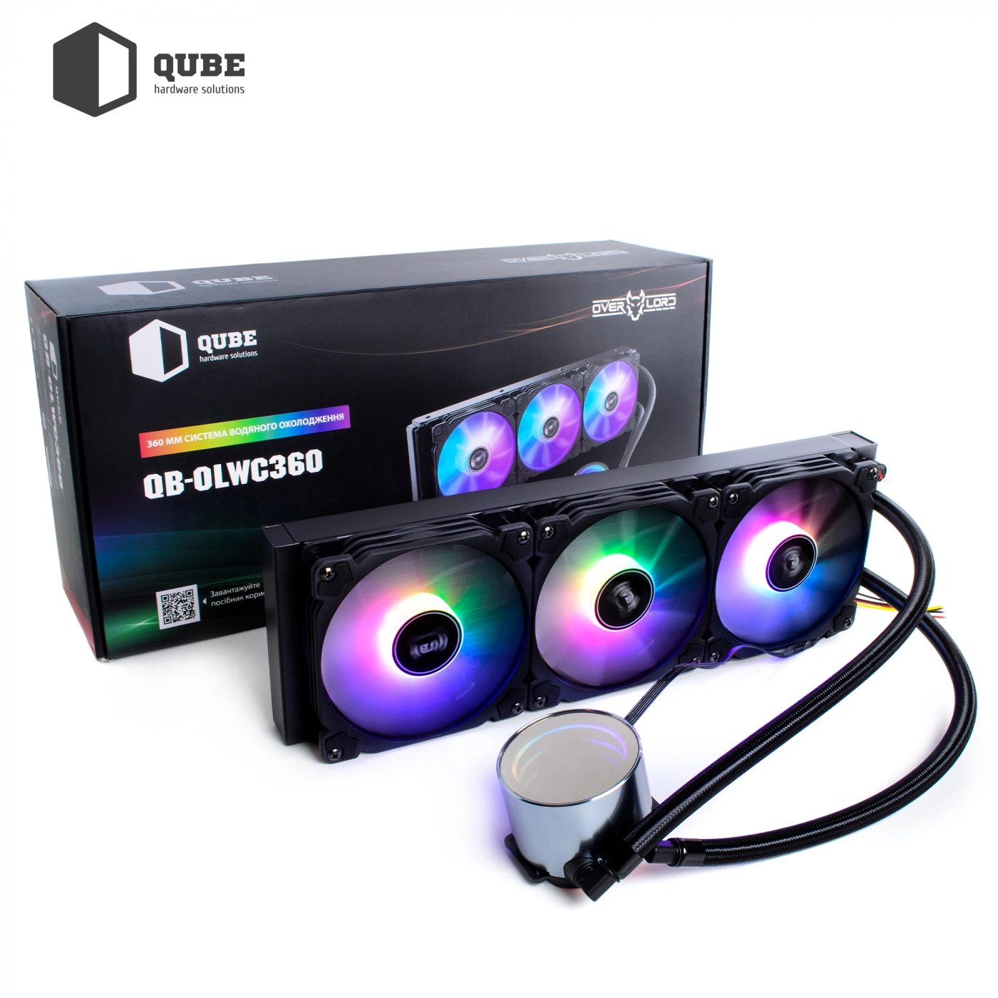 Купити Система рідинного охолодження QUBE QB-OLWC360C - фото 12