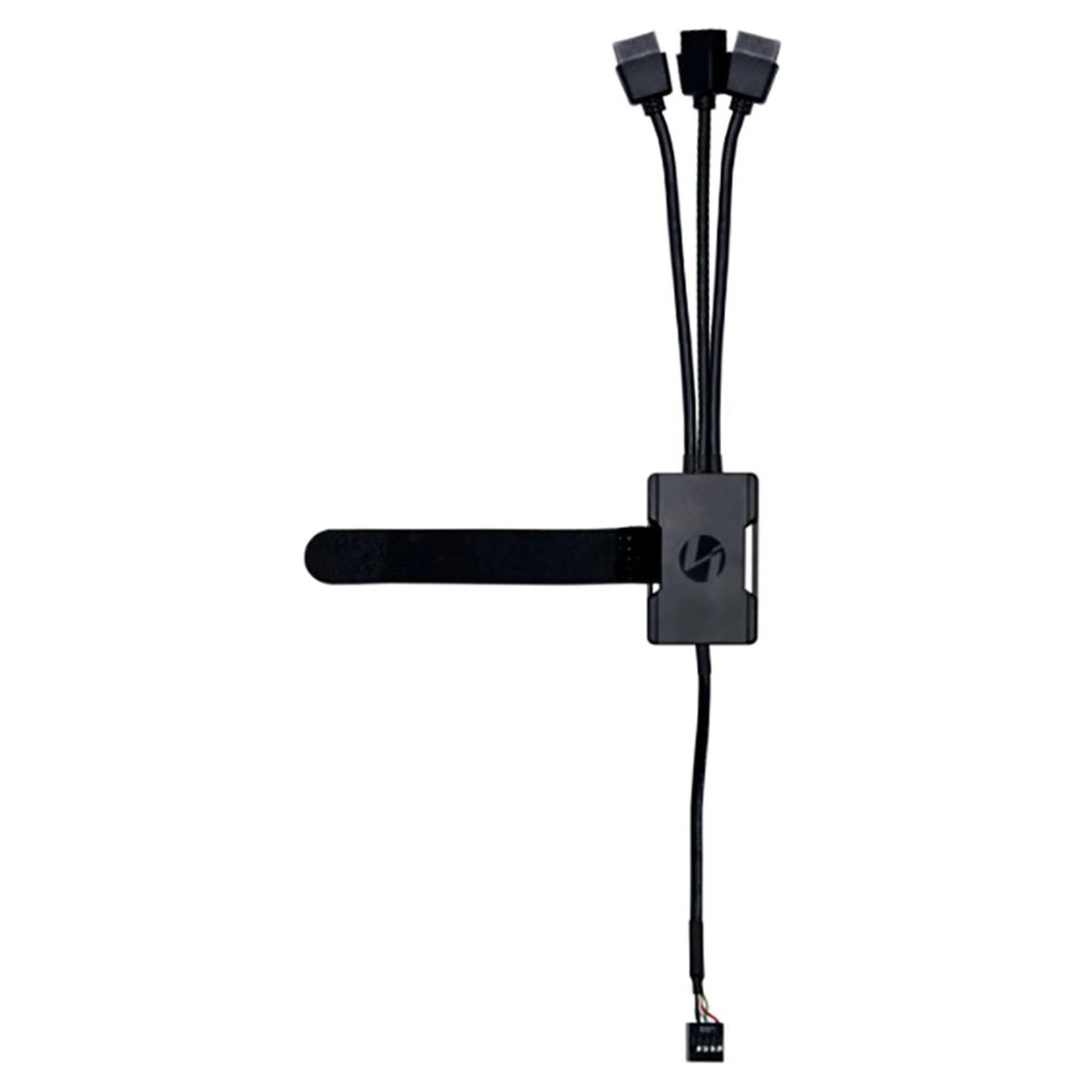 Купити USB-хаб Lian Li USB 2.0 1 to 3 HUB Black (G89.PW-U2HB.00) - фото 1