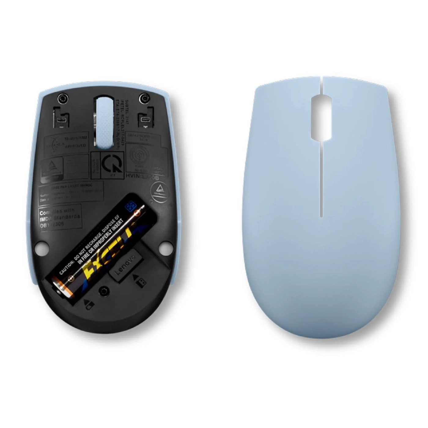 Купить Мышь Lenovo 300 Wireless Compact Frost Blue (GY51L15679) - фото 5
