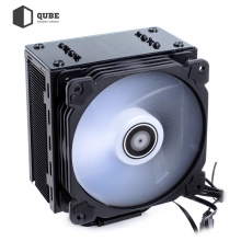 Купити Процесорний кулер QUBE QB-OL201 (120mm/4pin/800-1500RPM/30.8dBA/мак. TDP 135W/4 тепл. трубки) - фото 7