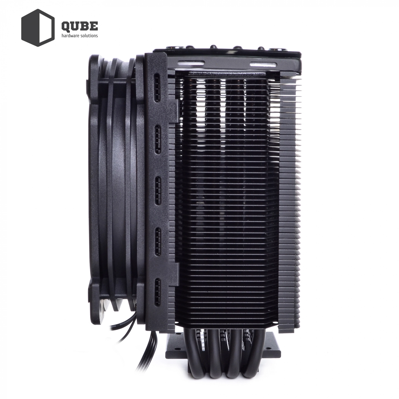 Купить Процессорный кулер QUBE QB-OL201 (120mm/4pin/800-1500RPM/30.8dBA/мак. TDP 135W/4 тепл. трубки) - фото 9