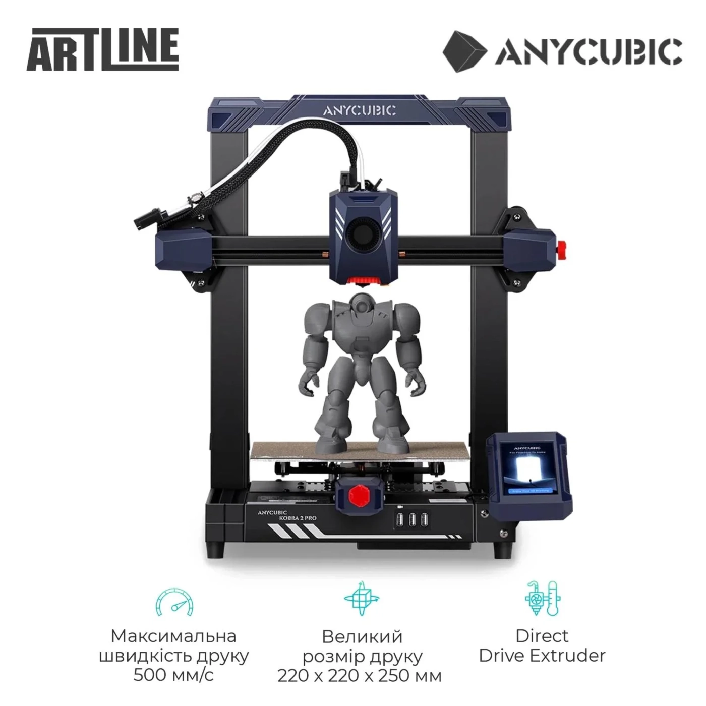 Купить 3D принтер Anycubic Kobra 2 Pro (K2RC0BK-Y-O) - фото 2