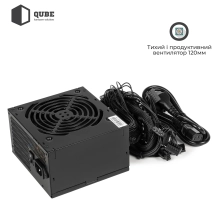 Купити Блок живлення QUBE 550W 80+ Bronze (QBC-GPM-550W-80B Bulk) - фото 3