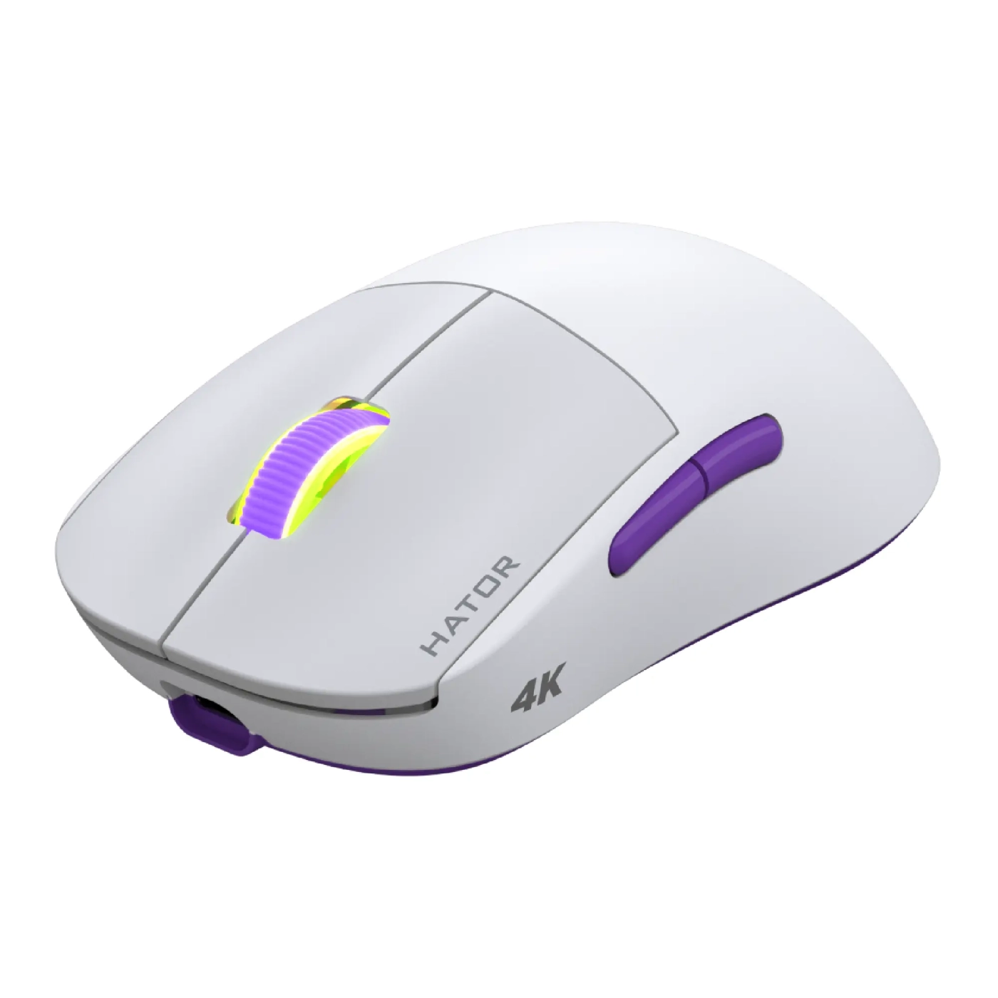 Купить Мышь HATOR Quasar 2 Ultra 4K wireless White/Lilac (HTM571WL) - фото 2