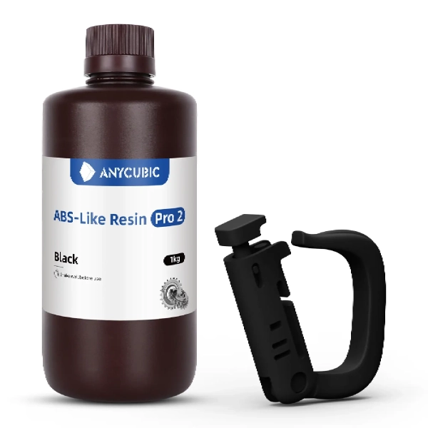 Купити Фотополімерна смола Anycubic ABS-Like Resin Pro 2, 1 кг, чорний (SABP2BK-102A) - фото 1