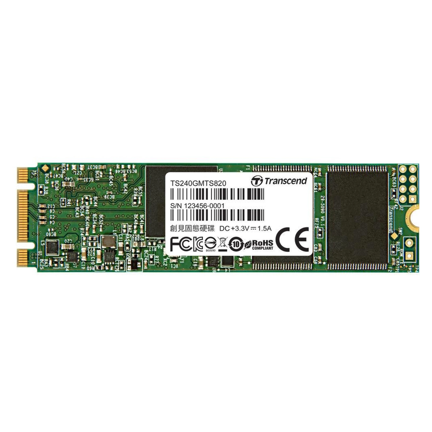 Купить SSD диск Transcend 240GB M.2 MTS820S TLC (TS240GMTS820S) - фото 1