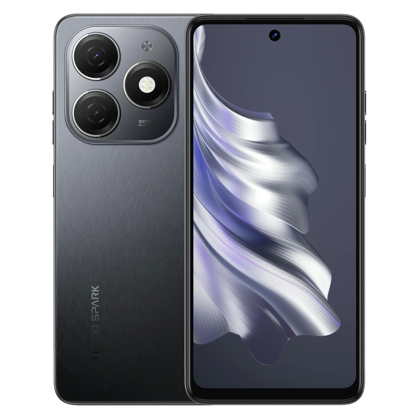 Купити Смартфон Tecno Spark 20 (KJ5n) 8/128GB (4894947011603) Gravity Black - фото 1