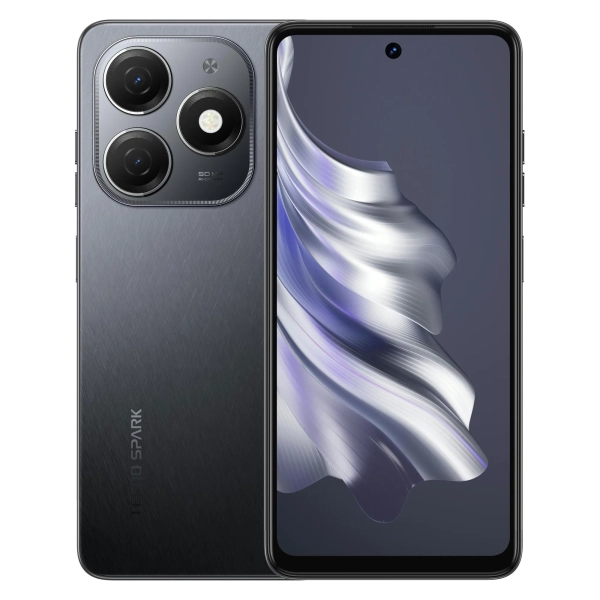 Купити Смартфон Tecno Spark 20 (KJ5n) 8/128GB (4894947011603) Gravity Black - фото 1