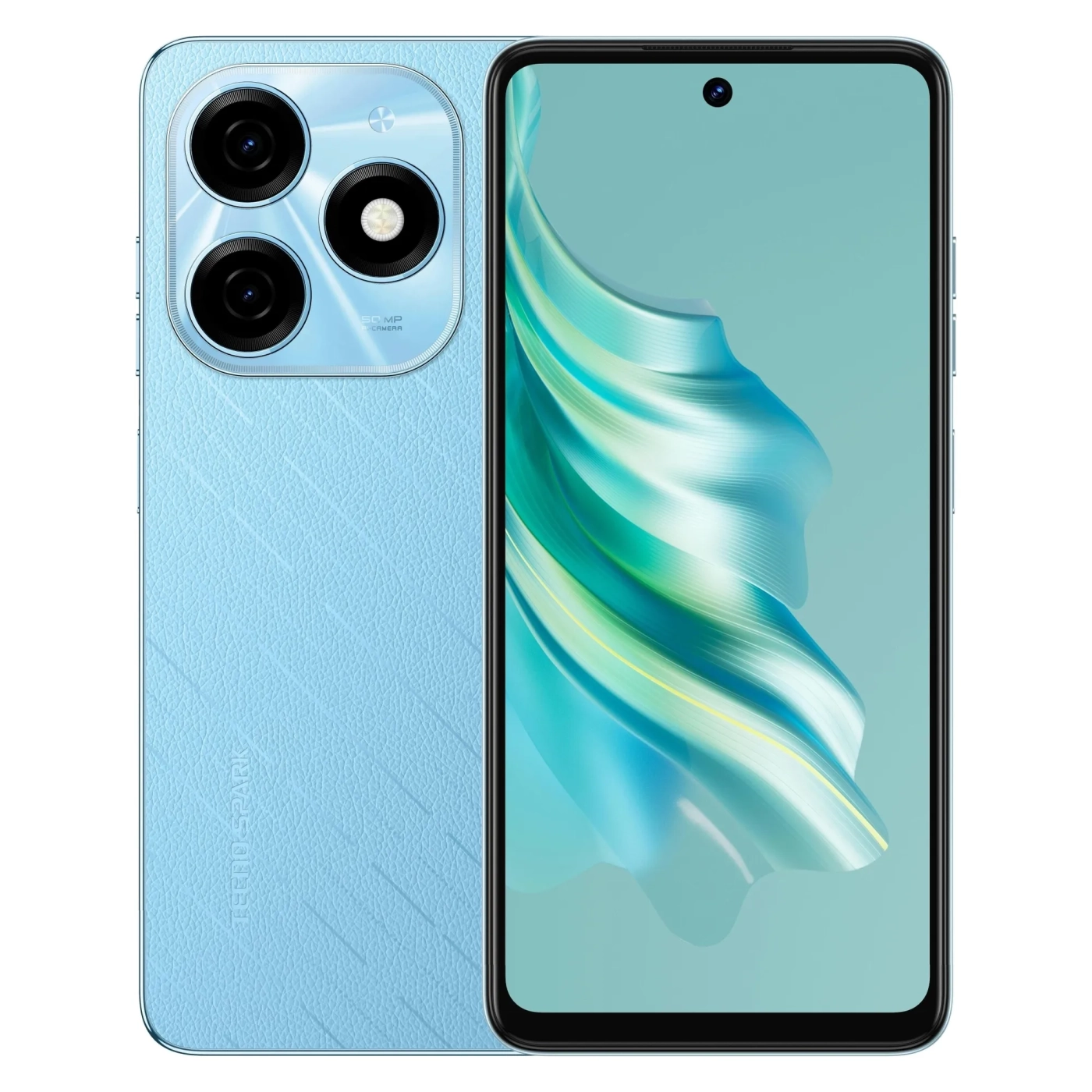 Купить Смартфон Tecno Spark 20 (KJ5n) 8/256GB (4894947013553) Magic Skin 2.0 Blue - фото 1