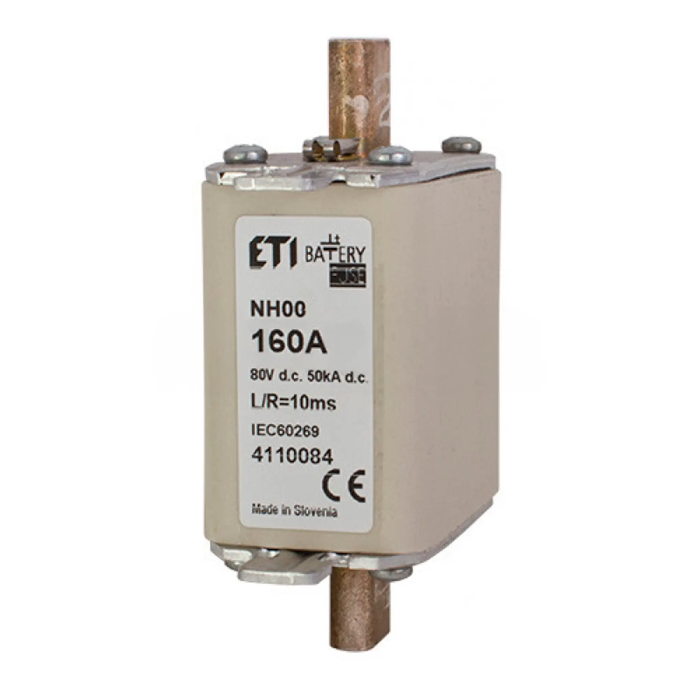 Купити Запобіжник ETI NH-00 Battery 160A 80V DC (4110084) - фото 1