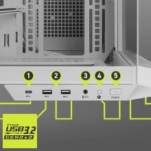 Купити Корпус MSI PANO 100L PZ WHITE - фото 4